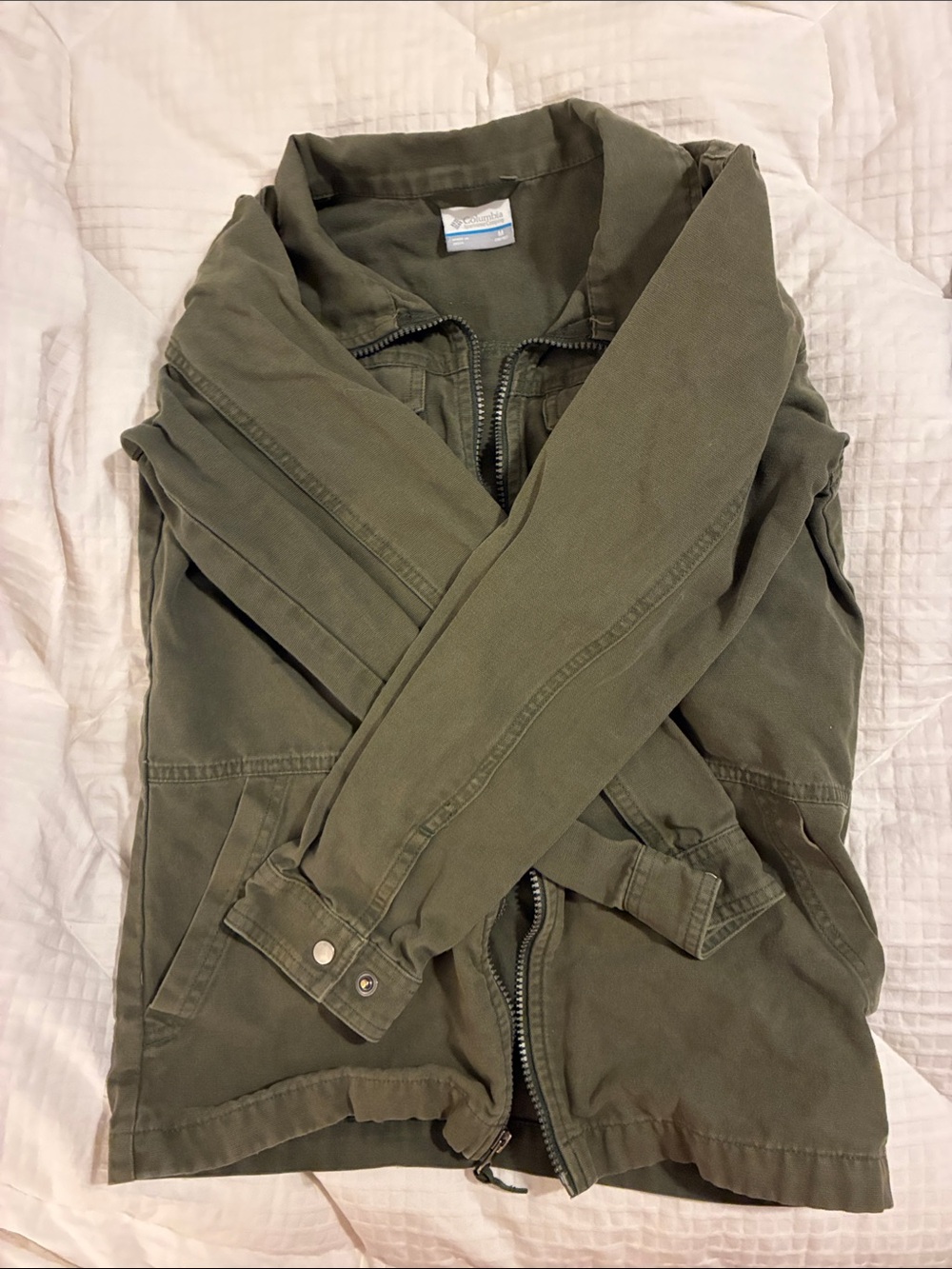 Columbia Olive Green Kids Jean Jacket